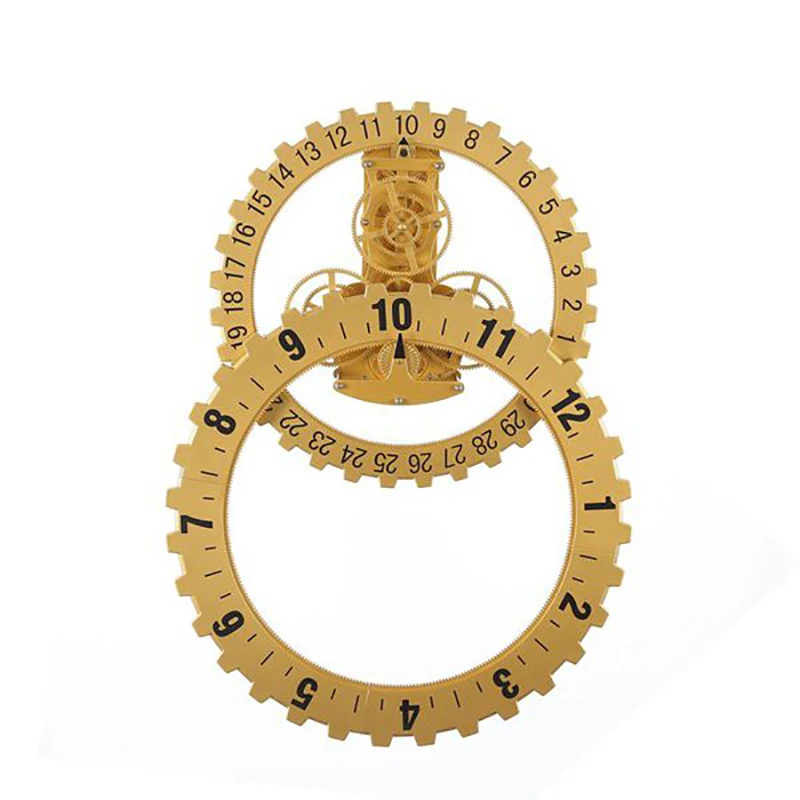 Большие настенные часы в скандинавском стиле 3d металлические механические