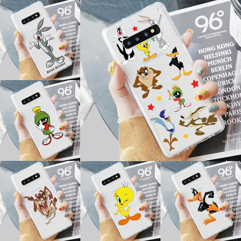 Мягкий прозрачный чехол из ТПУ для телефона Samsung S6 S7 Edeg S8 S9 Plus S10 A50 A30 A10 | Мобильные