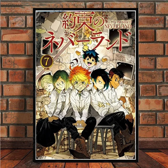 

Poster Anime The Promised Neverland Canvas Painting Wall Art Nature Home Decoration for Living Room and Bedroom Frameless