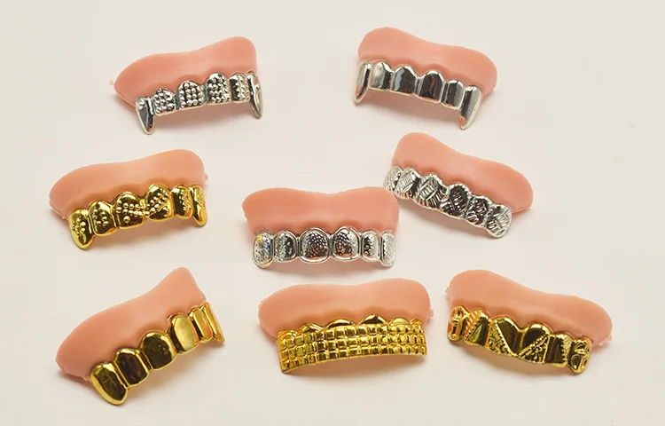 

8Pcs Halloween Decoration Funny Joke Tooth C Rotten Teeth Party Bags Fancy Dress Creative Prank Horror Toys Funny Gadgets