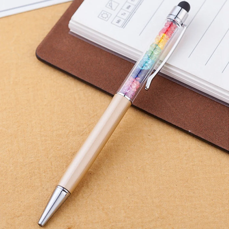 2 шт. шариковая ручка Радужная Шариковая уникальный дизайн слой золото и белый |