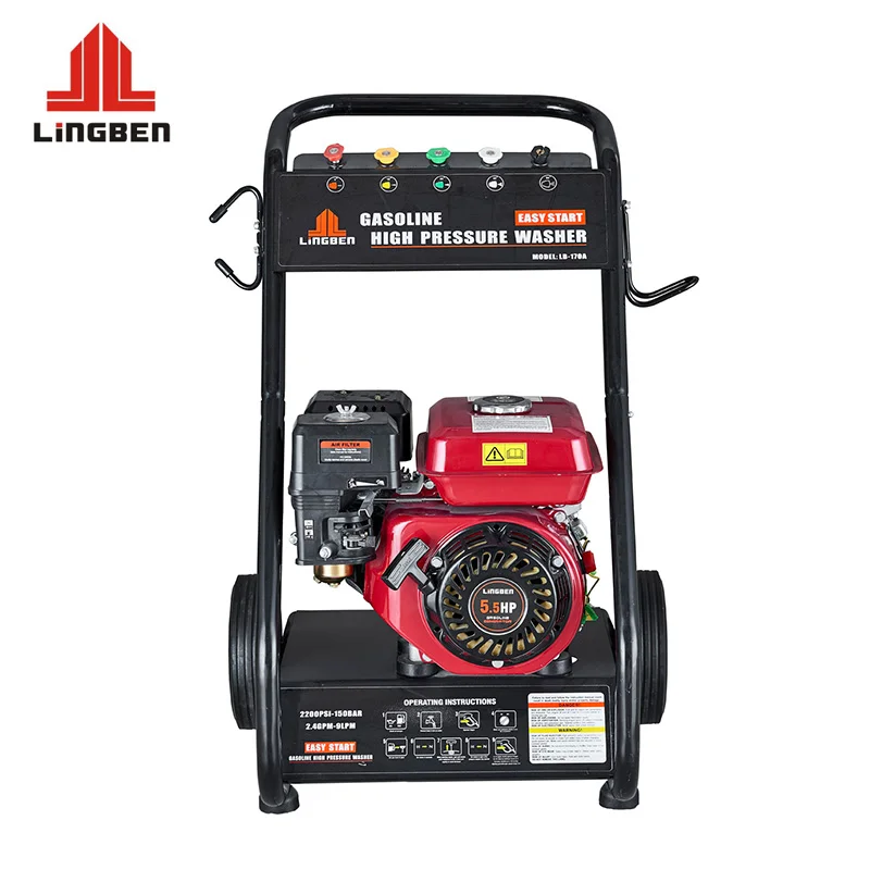 

LB170A 150Bar 6.5HP Portable Gas Power High Pressure Washer For Home