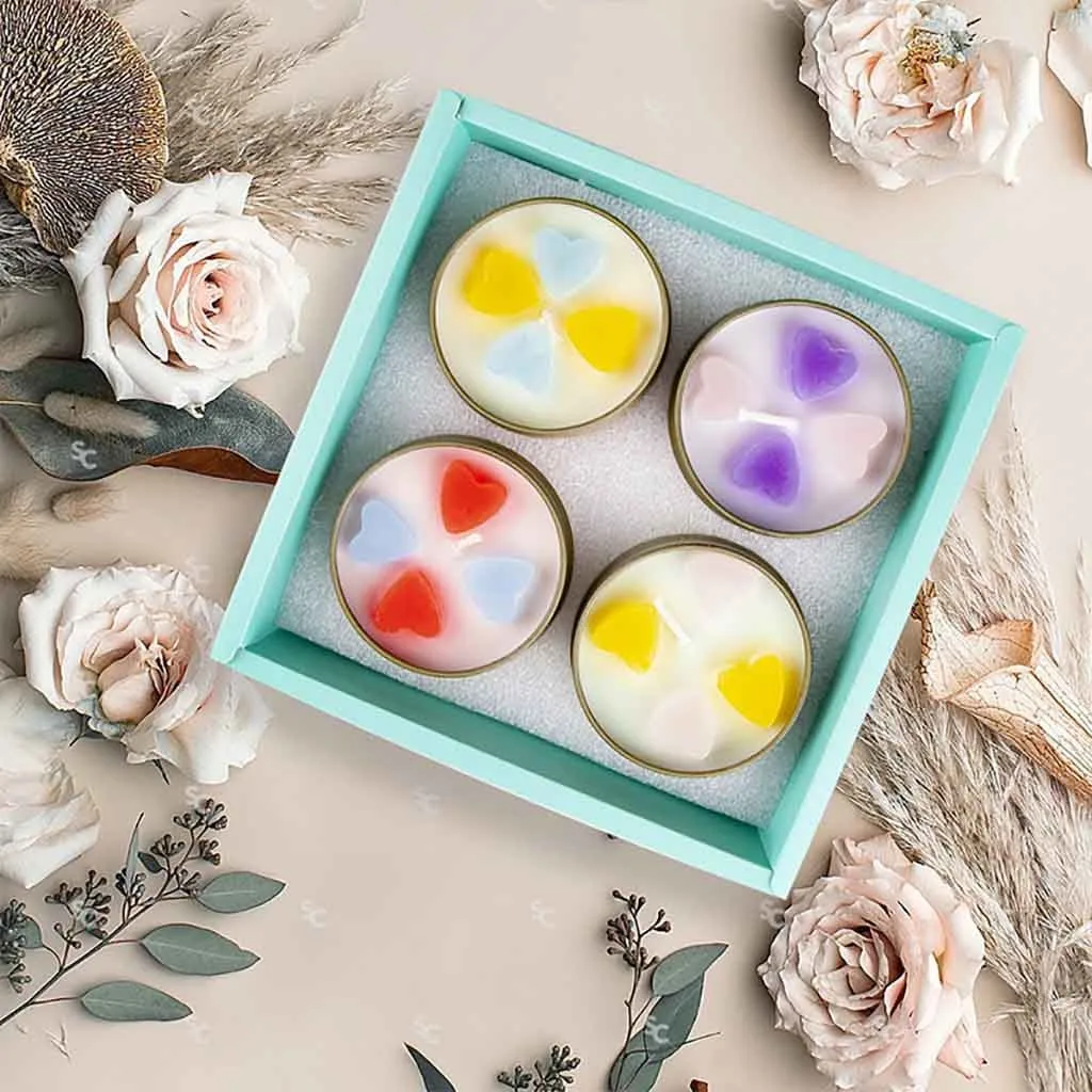 Набор свечей для ароматерапии четыре семейных дорожных свечи набор на День