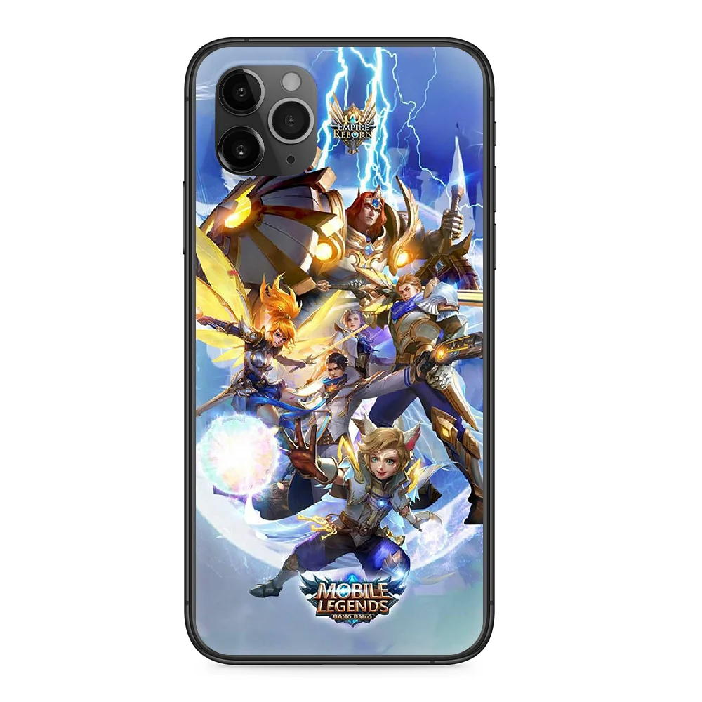 

Mobile Legends Phone case For iphone 4 4s 5 5S SE 5C 6 6S 7 8 plus X XS XR 11 12 mini Pro Max 2020 black bumper tpu funda