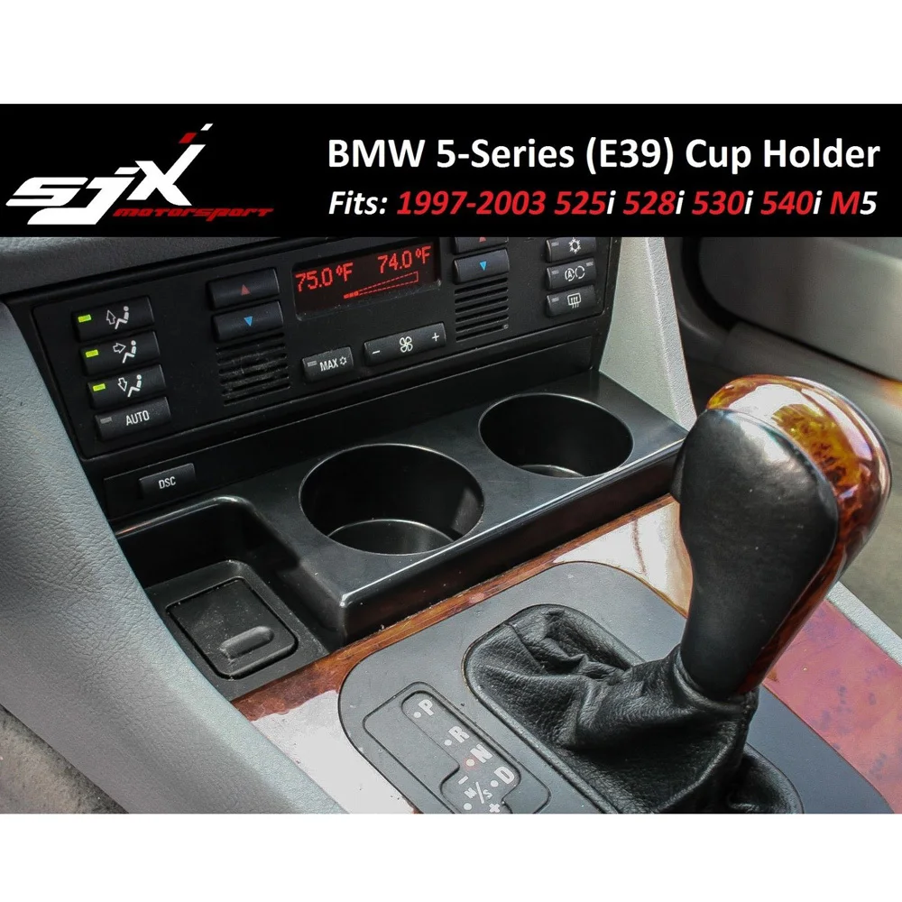 

Automotive beverage cup holder ABS water cup holder is suitable for BMW E39 5 series 525i 528i 530i 540i M5 from 1997-2003