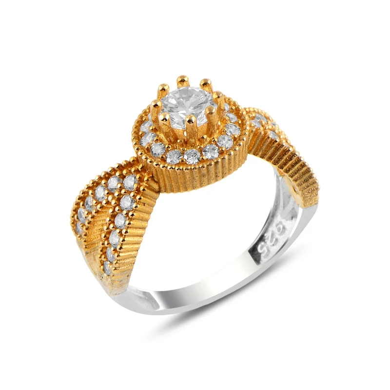

Серебряное Аутентичное циркониевое кольцо Silverlina
