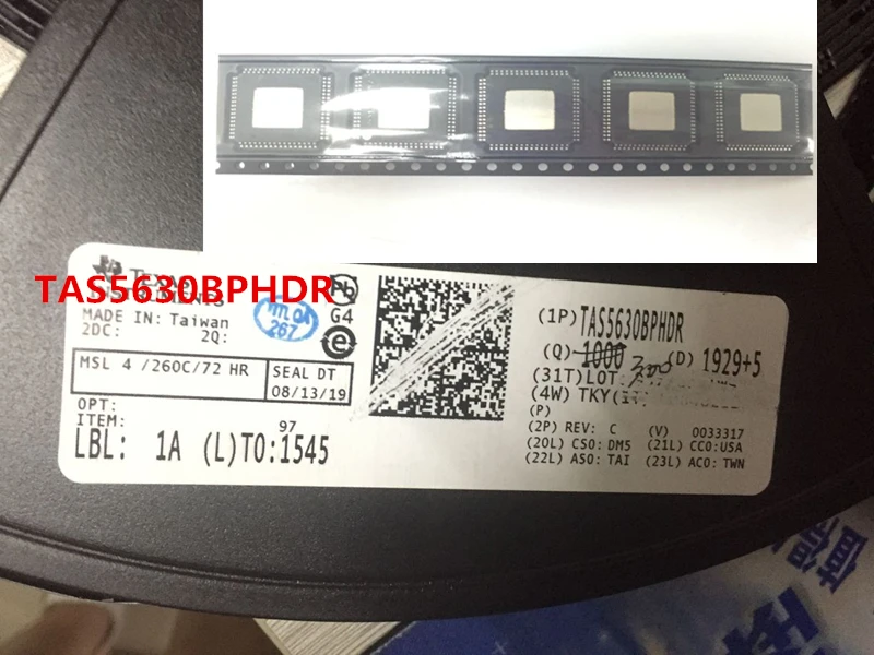 100% Новый оригинальный TAS5630BPHDR TAS5630BPHD TAS5630B TAS5630 HQFP64 | Электроника
