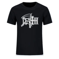 fun death t shirts rock band heavy metal men casual round neck short sleeve t shirt cotton mans top tee high quality xs xxxl