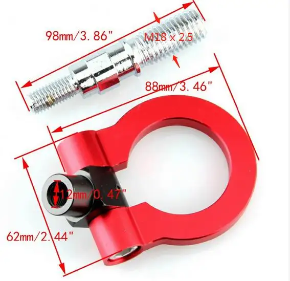 Универсальный Буксировочный крючок из алюминиевого сплава для