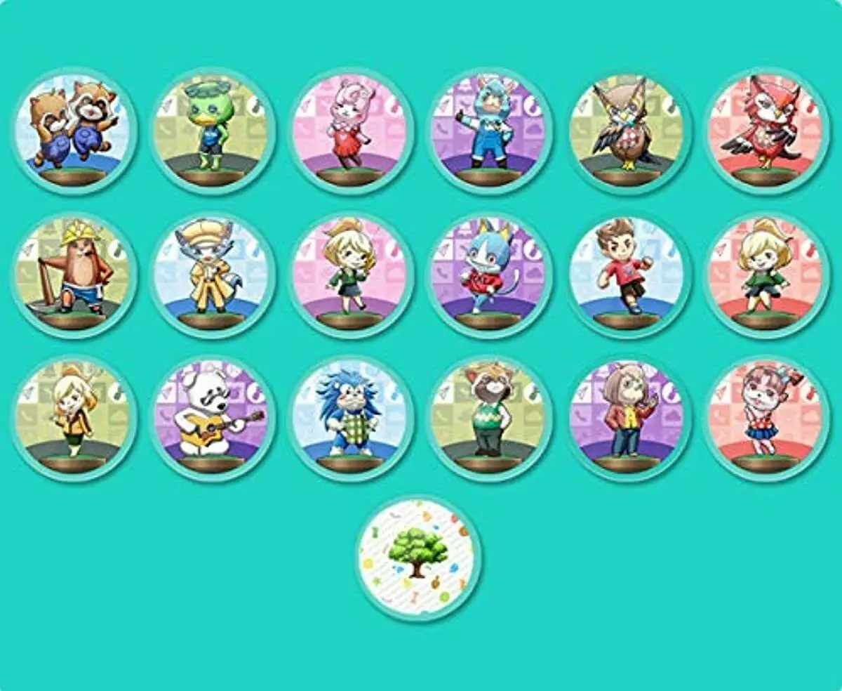 Игровые карты NFC Tag для пересекающихся животных новые горизонты-18 шт. карт с