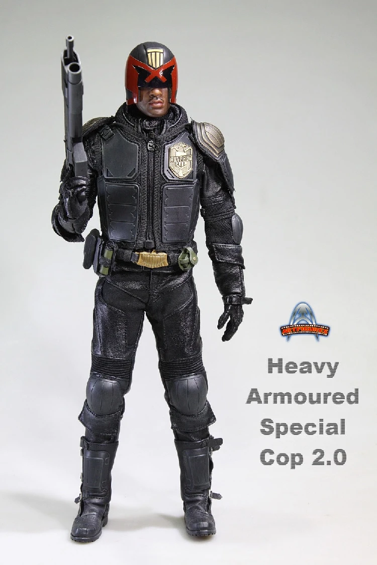 

In Stock AF022 1/6 Scale Heavy Armoured Soldiers Special Version of Police 2.0 Judge Out Of Print For Sale