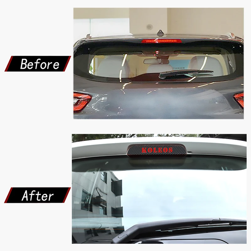 NOANS автомобильный Стайлинг Черный углеродное волокно Высокий тормозной