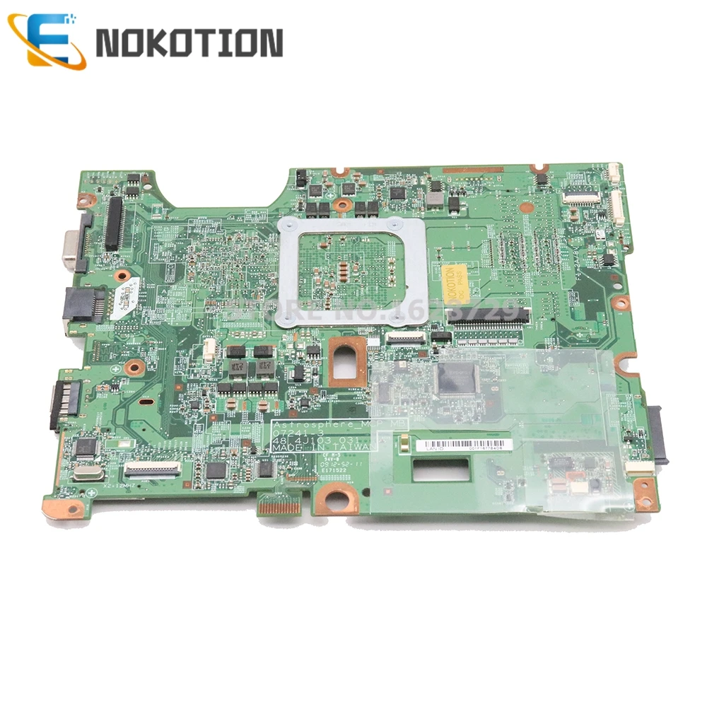 NOKOTION 498462 001 48.4J103. 031 для HP G50 G60 CQ50 CQ60 материнская плата ноутбука s1 DDR2 MCP77MV A2