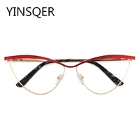 yinsqer 2020 cat eye glasses spectacles myopia eyeglass frames women optical prescription glasses clear eyewear mens glasses