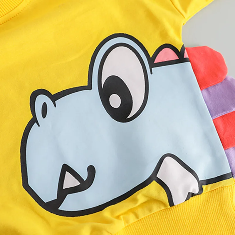 Baby Boy Clothing Set Spring Autumn Dinosaur Long Sleeve T-shirts Tops Pants Kids Boys Clothes Suits Cotton Casual clothing |