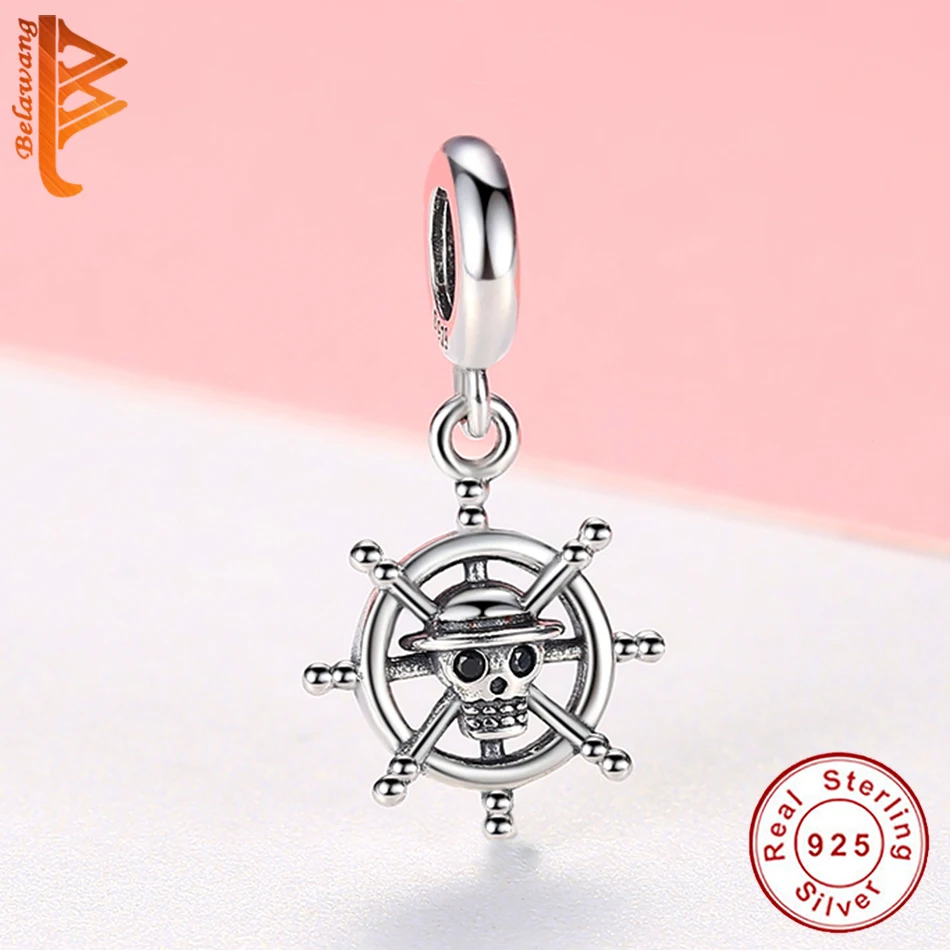 Модный кулон в виде черепа Очаровательные бусы подходит для браслета ожерелье