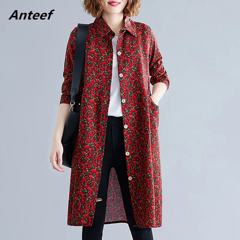 Осенняя винтажная блузка из хлопка с длинным рукавом в Корейском стиле