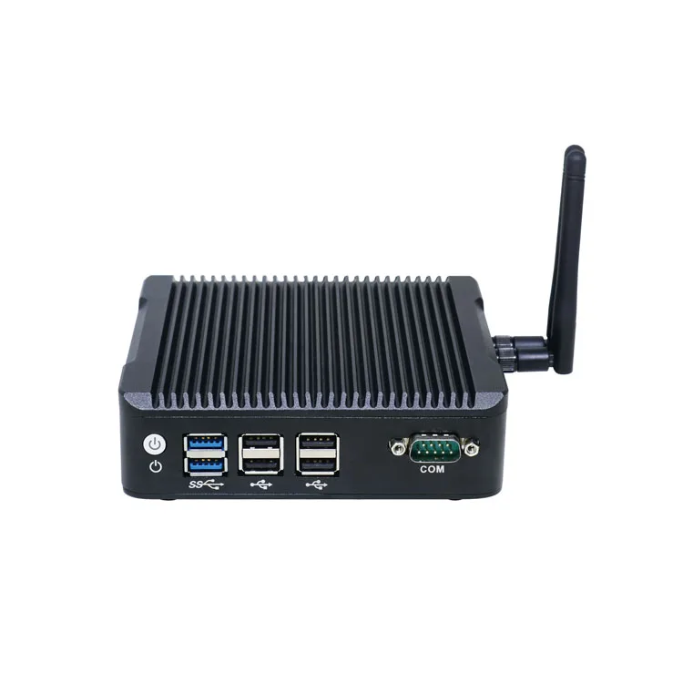 Безвентиляторный мини-ПК четырехъядерный процессор In-tel Celeron N3160 4 ядра двойной RTL