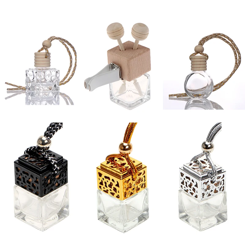 Автомобильный подвесной освежитель воздуха подвесная стеклянная бутылка авто