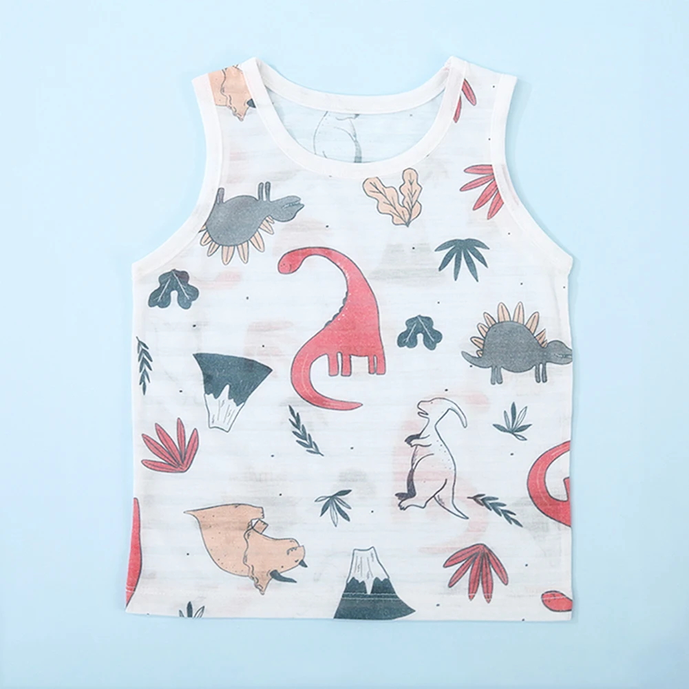 

Hot Wholesale Summer Baby Undershirt Children Undershirt Girl Shirt Cartoon Cotton T-Shirt Top Camisole Underwear Children Tank