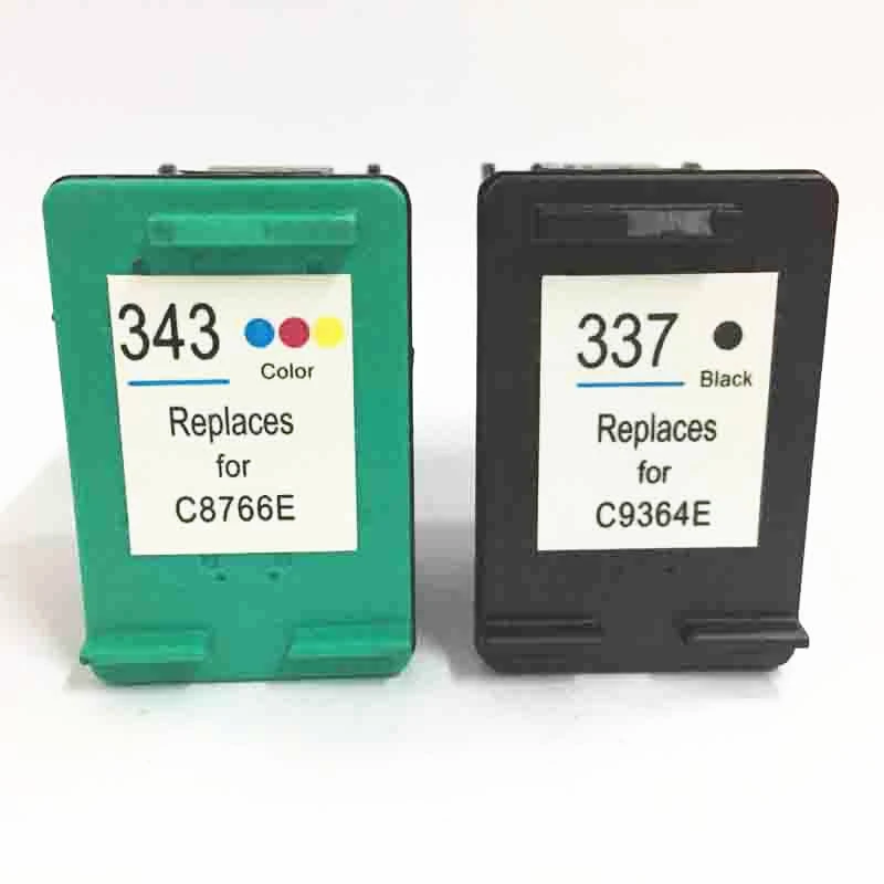 Чернильные картриджи einkshop 337 совместимые с hp 343 для Photosmart C4180 C4190 D5160 5940 6940 6980 D4160 6310