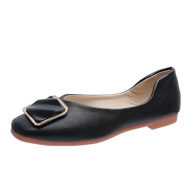 

2021 Spring Autumn New Fashion Women's Ballet Flat Shoes Females Slip-On Shallow Mouth Loafers Ladies Office Work Single Shoes