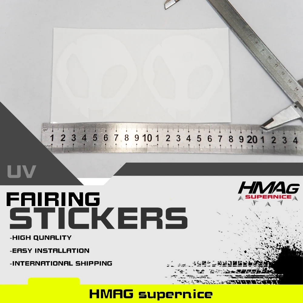 

Motorcycle Fairing Upper Fairing Decals Stickers 3M Sticker 1Pair For BMW HP 4 S1000RR S1000 RR logo