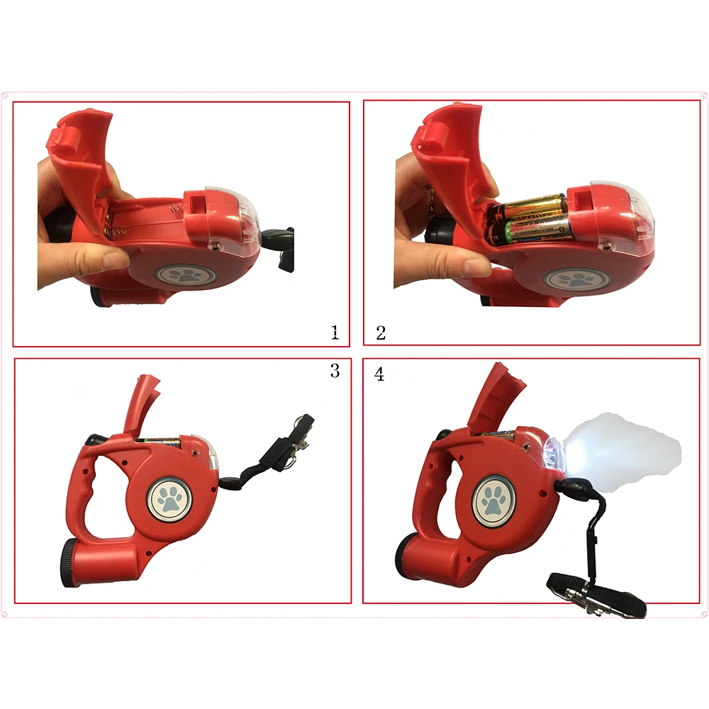 Светоотражающий Поводок для собаки с светодиодный выдвижной поводок выдвижная
