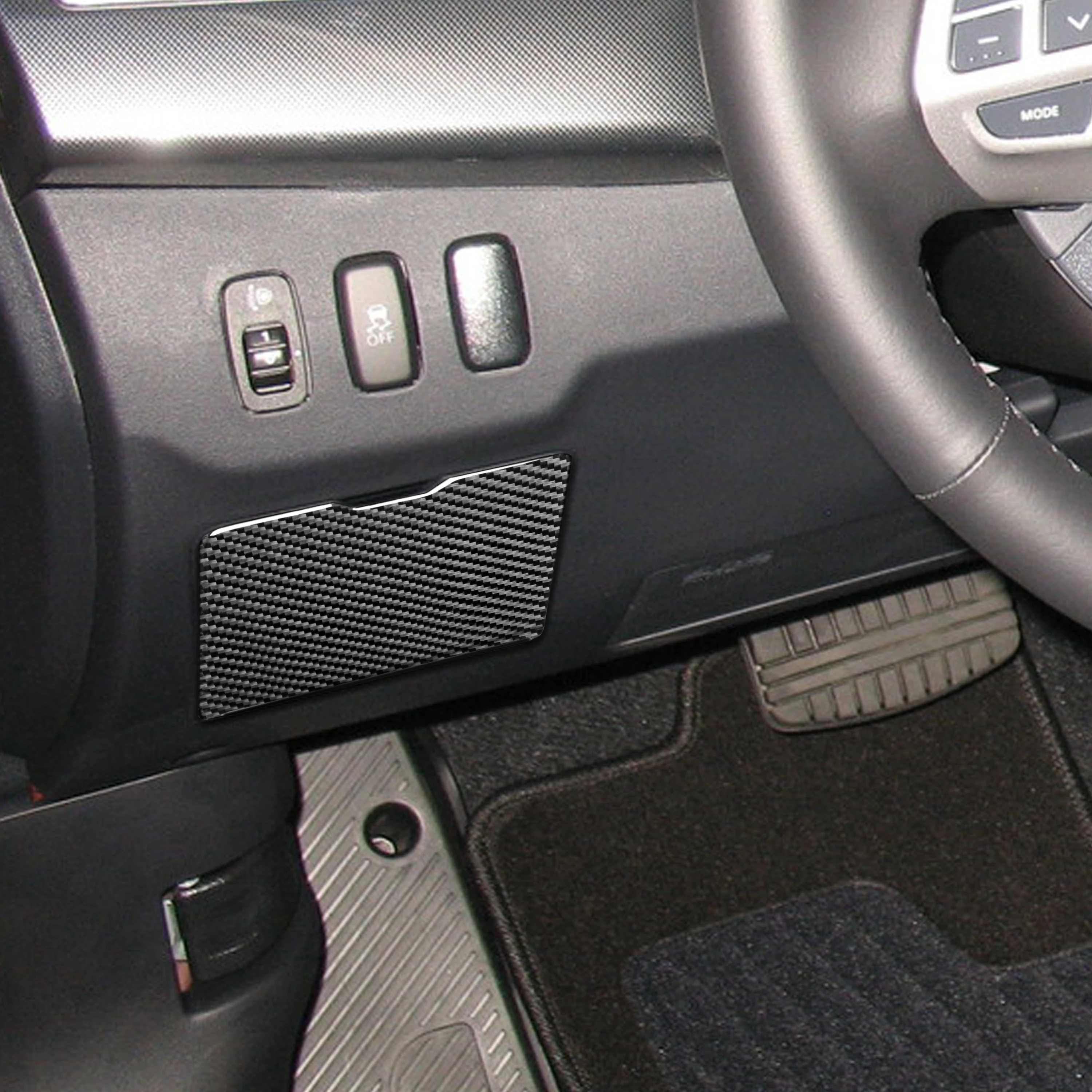 Боковая панель для хранения Mitsubishi Lancer EVO X MR 2008-2015 наклейка из углеродного волокна