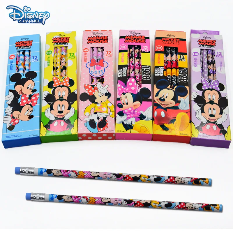 

2021 new student environmental protection rubber head pencil box children's writing tools cartoon writing wooden pole HB pencil