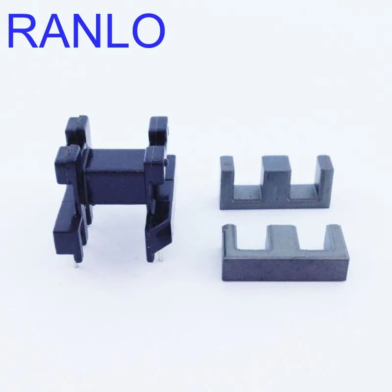 EE19 горизонтальный 4 + контактный трансформатор Шпулька магнит ферритовый