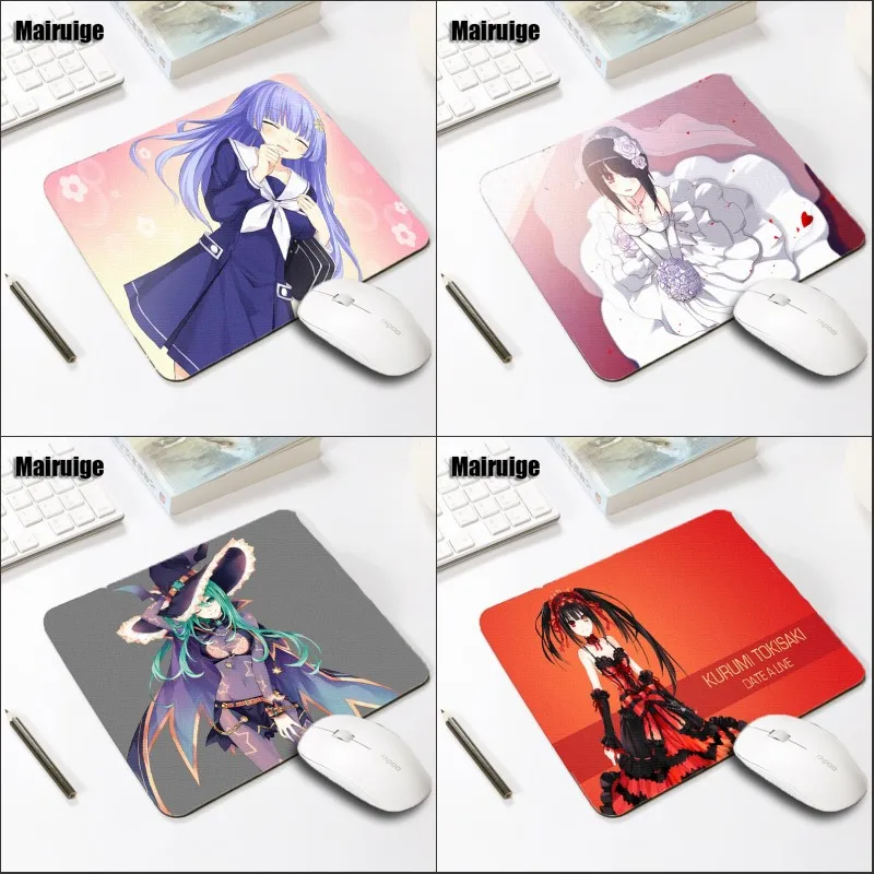 Mairuige красивые девушки аниме милая девушка коврик для мыши Tokisaki Kurumi Настольный коврик как друзья, чтобы украсить стол резиновые коврики