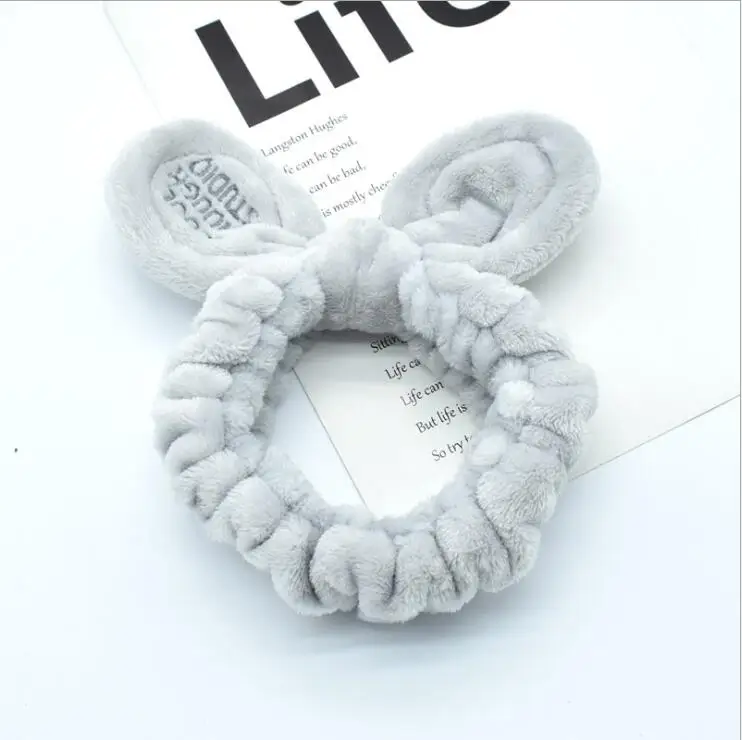 Женская обувь из кораллового флиса Hairbow крест повязка на голову для мытья лица