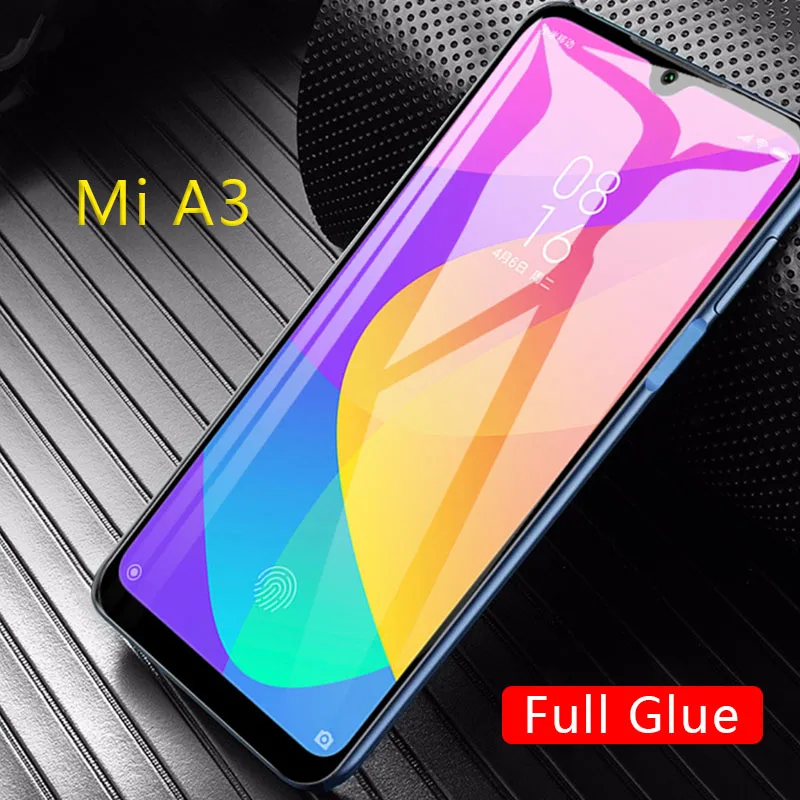 Чехол для xiaomi mi a3 lite закаленное стекло Защита экрана ksiomi a 3 3a a3lite полное покрытие