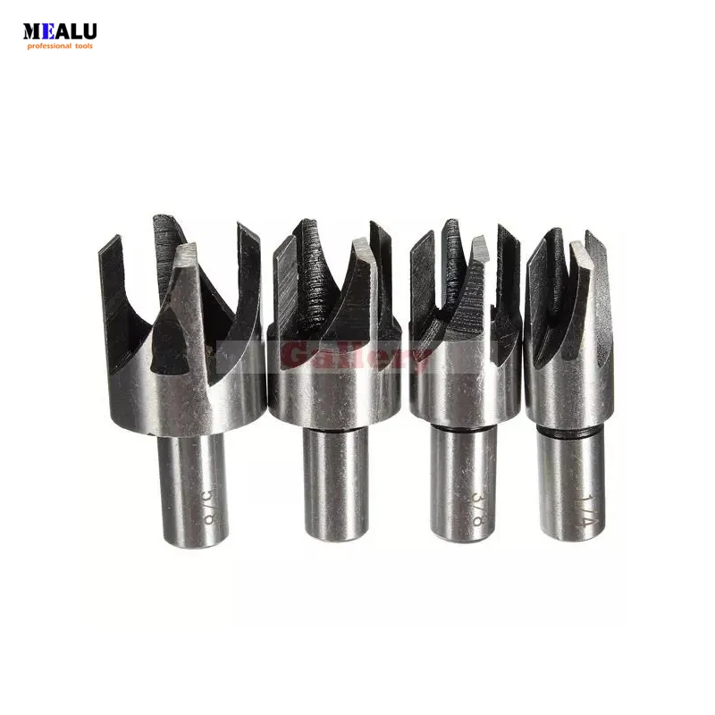 

3 Sets Lot 4 Pcs Claw Wood Plug Hole Cutter Woodwork Cutting Drill