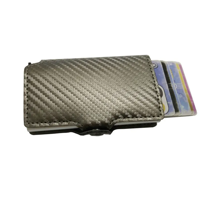 2020 держатель для карт металлический RFID Черный винтажный Модный кредитный