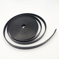 black 5m type opened polyurethane timing belt 15202530mm width pu with steel wire 5mm pitch 1 10 meters synchronous belt