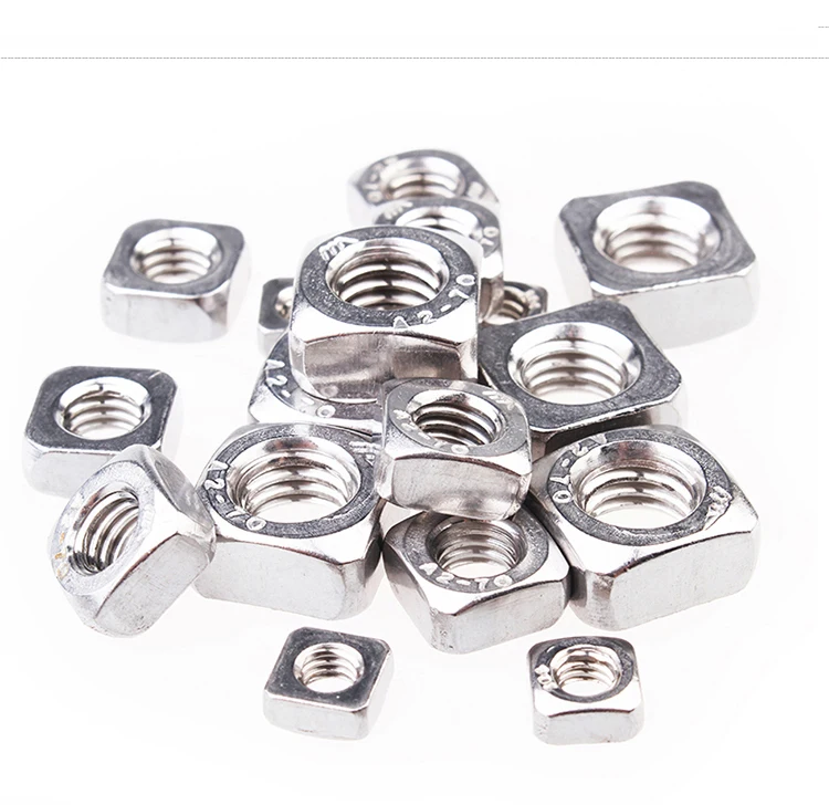 Квадратные гайки из нержавеющей стали 304 с винтовым колпачком M3 M4 M5 M6 M8 M10 M12 |