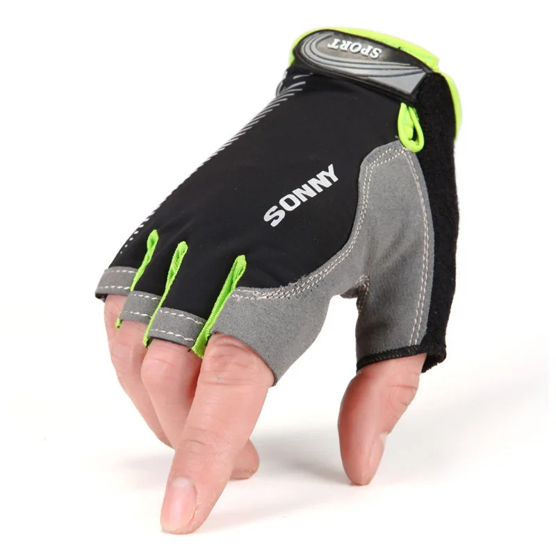 1 пара велосипедные перчатки с полупальцами противоскользящие гелевые для
