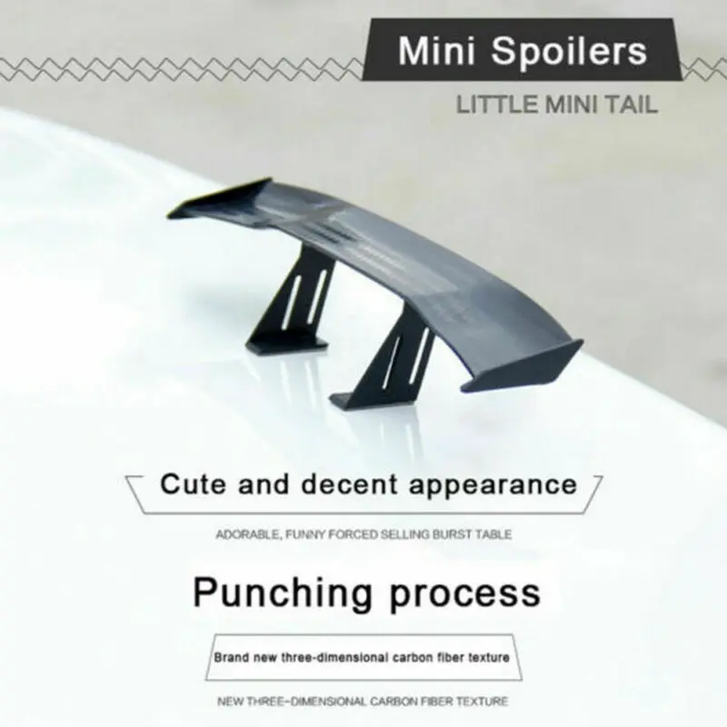 Универсальный мини спойлер из углеродного волокна 6 7 дюйма для автомобиля