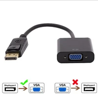 dp to vga adapter displayport to vga converter dp cables adapter male to female 1080p for apple tv monitor macbook projector