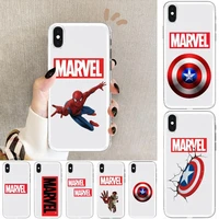 marvel logo avengers anime transparent phone cover hull for samsung galaxy s8 s9 s10e s20 s21 s30 plus s20 fe 5g lite ultra so