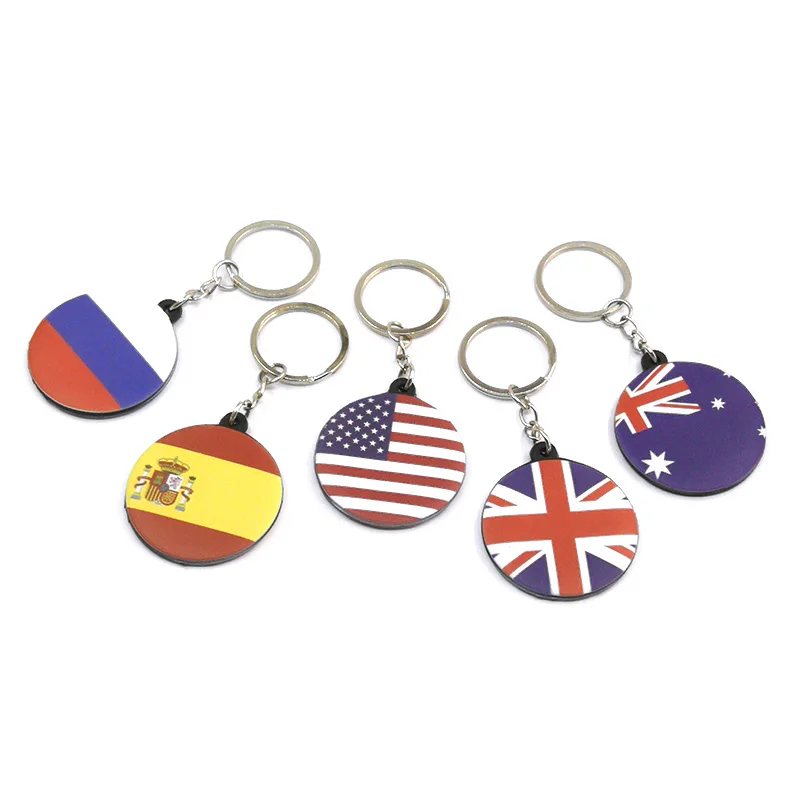 1 шт. брелок для ключей с УФ-печатью российским флагом безделушки подарок на день