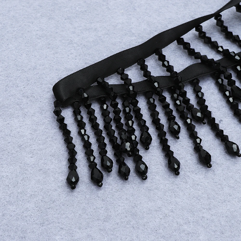 

Summer Style Sexy Sleeveless Tassel Diamond Star Mesh Women Bodycon Bandage Dress 2021 Designer Fashion Party Club Dress Vestido