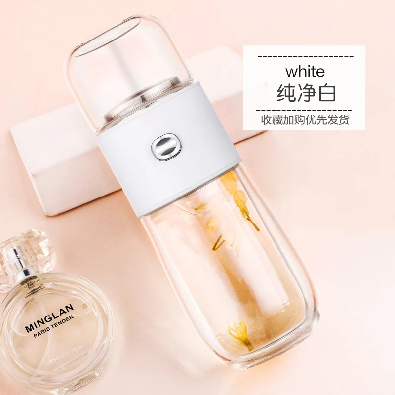 저렴한 이중 유리 물병, 휴대용 야외 미니멀리스트 유리 물병 차 필터 포함 Garpas De Vidro 건강한 음료 HH50SP