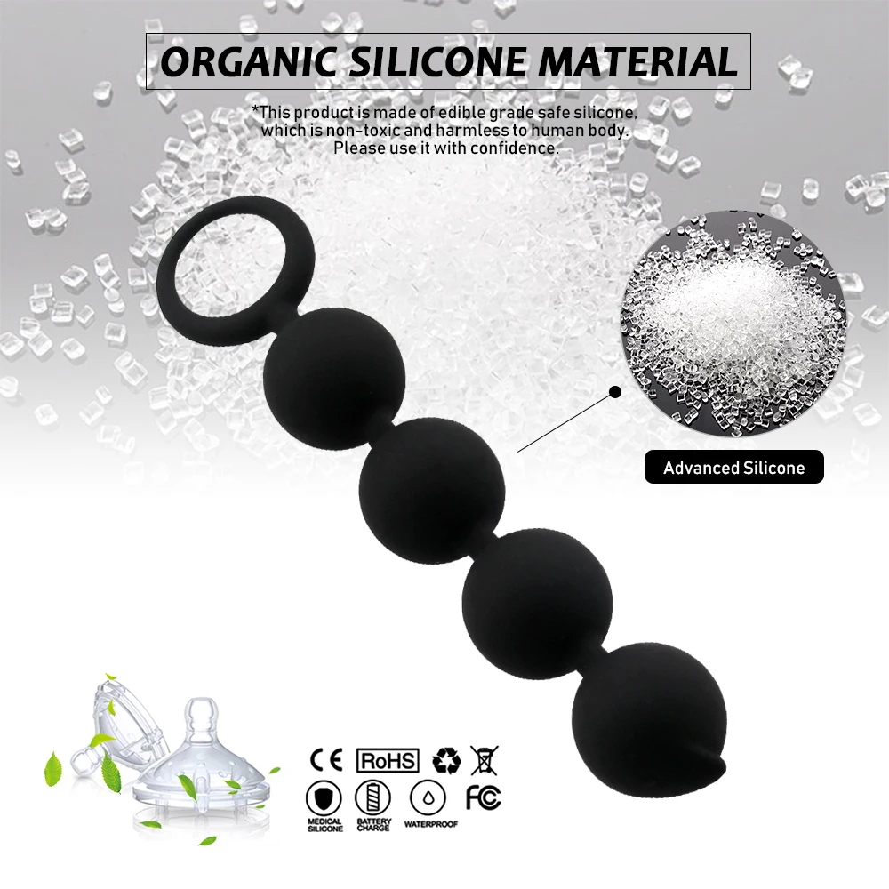 Длинная Анальная пробка EXVOID секс игрушки для мужчин и женщин силиконовые 4 шара