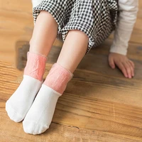 3 pcslot spring and autumn new girls lace socks color matching 0 5t kids socks loose mouth infant socks baby boys mesh socks