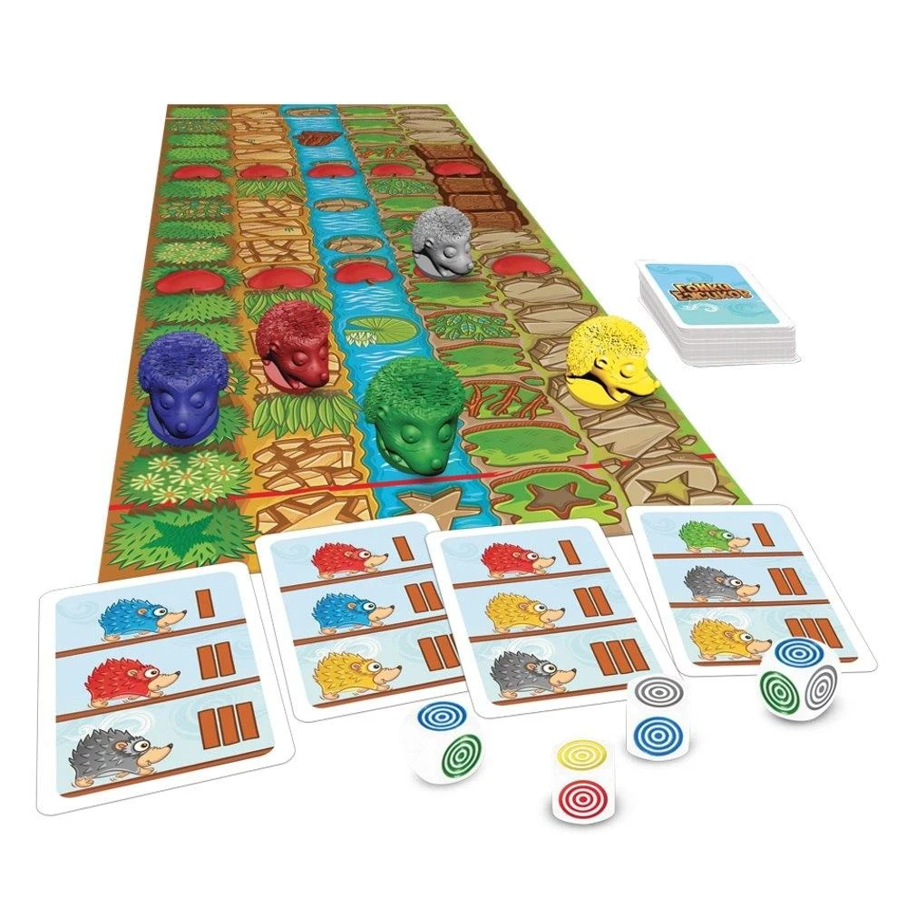 Настольная игра ZVEZDA 8750 Гонки ежиков Board games development learning Party company role playing games. | Игрушки
