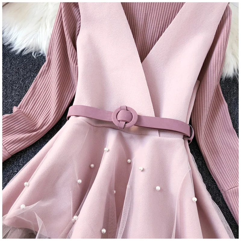 Gagarich для женщин комплект из двух предметов сплошной бисер пояс жилеты с