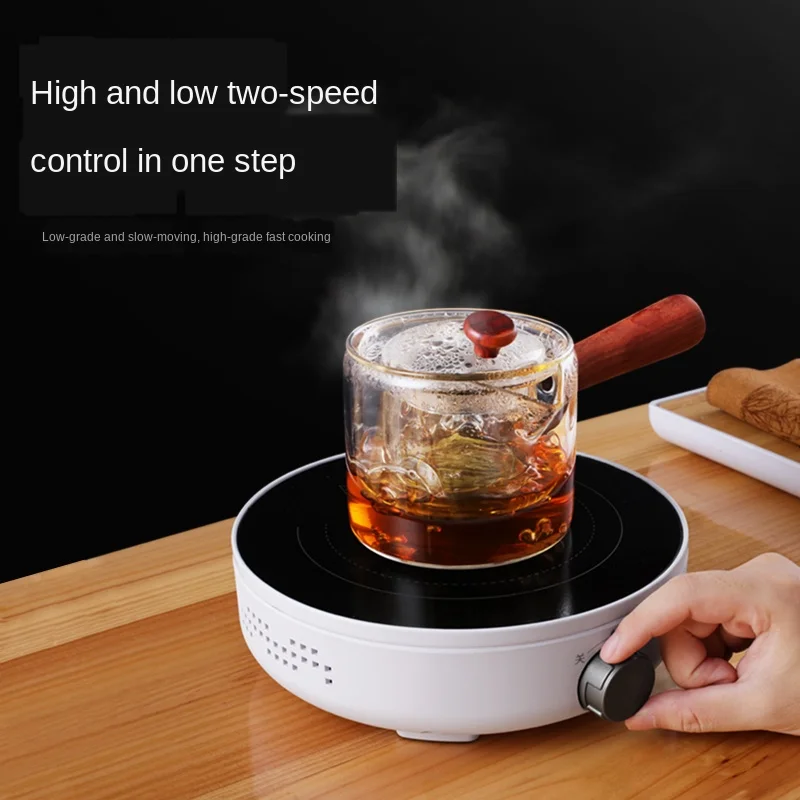 

Low radiation electric ceramic stove tea cooker, intelligent induction cooker, water bubble tea set, high and low small glass te